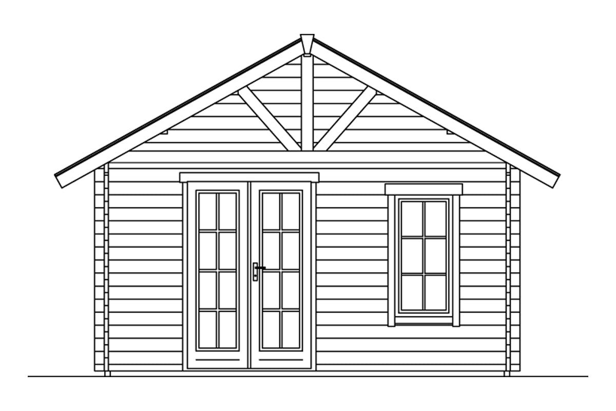Skan Holz Ferienhaus Bern 4 Ansicht rechts