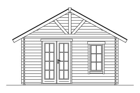 Skan Holz Ferienhaus Bern 4 Ansicht rechts