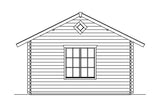 Skan Holz Gartenhaus Modell Esbjerg 2 Ansicht rechts