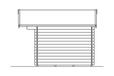 Skan Holz Gartenhaus Modell Faro 2 Ansicht rechts