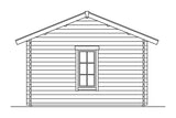 Skan Holz Gartenhaus Modell Lugano