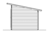 Skan Holz Gartenhaus Modell Ostende 1 Ansicht Rechts