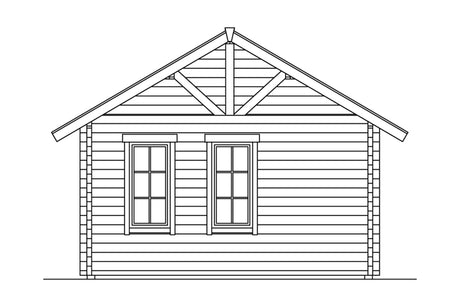 Skan Holz Ferienhaus Modell Toronto 1 Ansicht rechts
