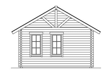 Skan Holz Ferienhaus Modell Toronto 2 Ansicht rechts