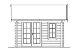 Skan Holz Gartenhaus Modell Calgary Ansicht vorne