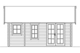 Skan Holz Ferienhaus Modell Toronto 2 Ansicht vorne