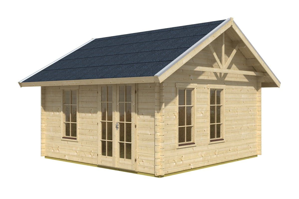 Skan Holz Ferienhaus Modell Bern 1 freigestellt