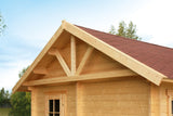 Skan Holz Ferienhaus Modell Bern 2 Giebeldreieck