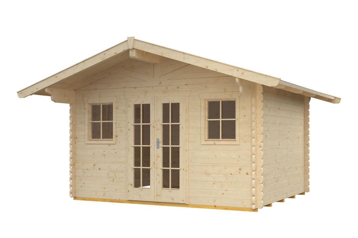 Skan Holz Gartenhaus Modell Davos freigestellt