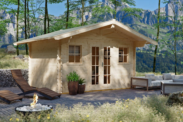 Skan Holz Gartenhaus Modell Davos