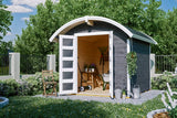 Skan Holz Gartenhaus Modell Delft schiefergrau