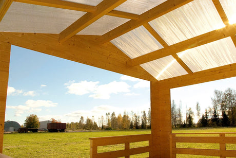 Skan Holz Gartenhaus Modell Holmestrand Detailbild