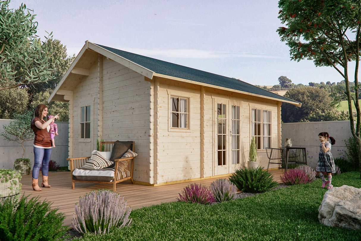 Skan Holz Gartenhaus Modell Esbjerg 1