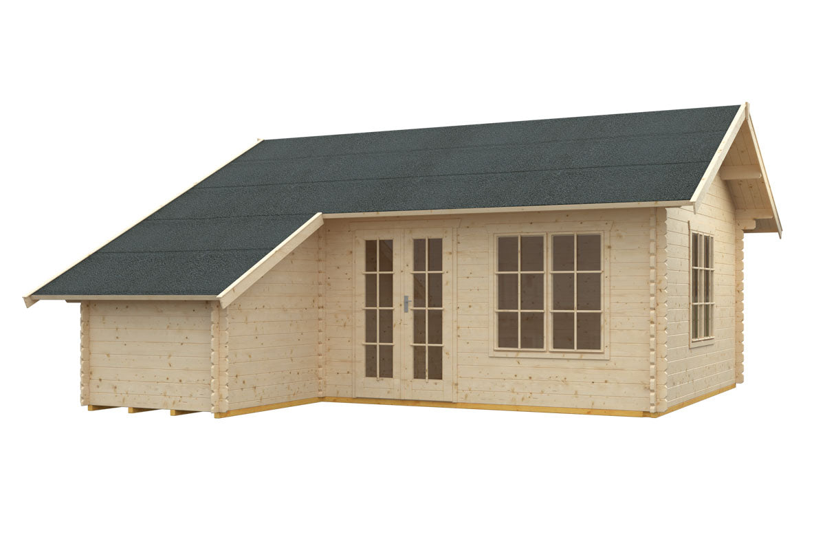 Skan Holz Gartenhaus Modell Esbjerg 3 freigestellt