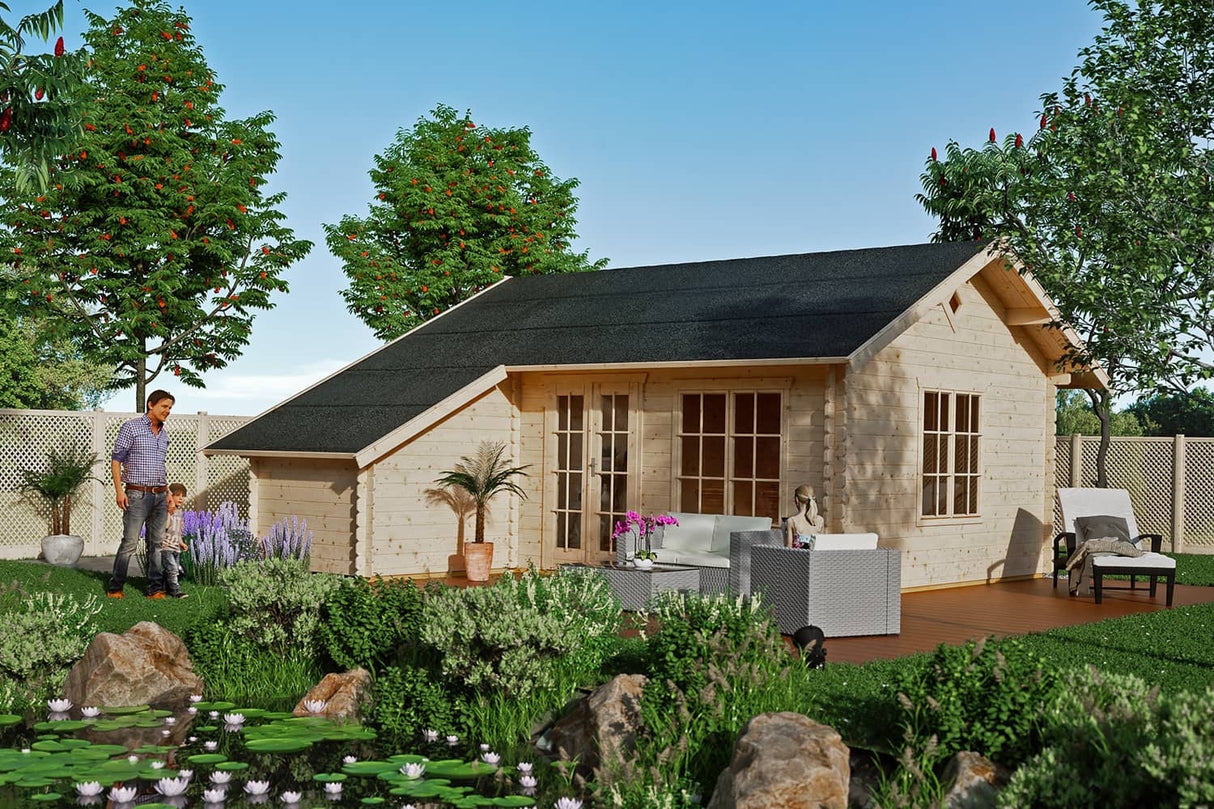 Skan Holz Gartenhaus Modell Esbjerg 3