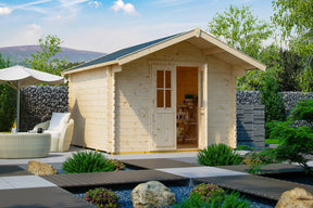 Skan Holz Gartenhaus Modell Faro
