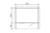 Skan Holz Gartenhaus Modell Como 1 Grundriss