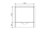 Skan Holz Gartenhaus Modell Faro 2 Grundriss