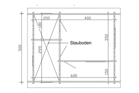 Skan Holz Ferienhaus Modell Ontario Grundriss