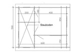 Skan Holz Ferienhaus Modell St. Moritz Grundriss