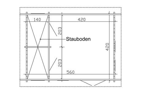 Skan Holz Ferienhaus Modell Toronto 2 Grundriss