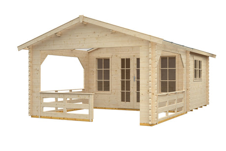 Skan Holz Gartenhaus Modell Holmestrand freigestellt