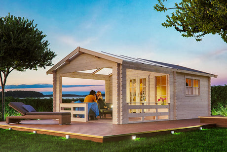 Skan Holz Gartenhaus Modell Holmestrand