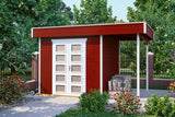 Skan Holz Gartenhaus Modell Venlo 2 schwedenrot