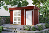 Skan Holz Gartenhaus Modell Venlo 3 schwedenrot