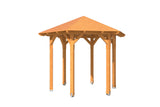 Skan Holz Pavillon Modell Colmar 1 natur freigestellt