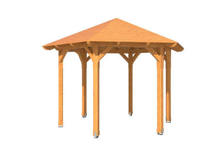 Skan Holz Pavillon Modell Colmar 2 natur freigestellt