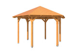 Skan Holz Pavillon Modell Colmar 3 natur freigestellt