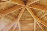 Skan Holz Pavillon Modell Colmar Dachunterseite