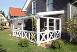 Leimholz-Terrassenüberdachung Andria Kundenfoto 6