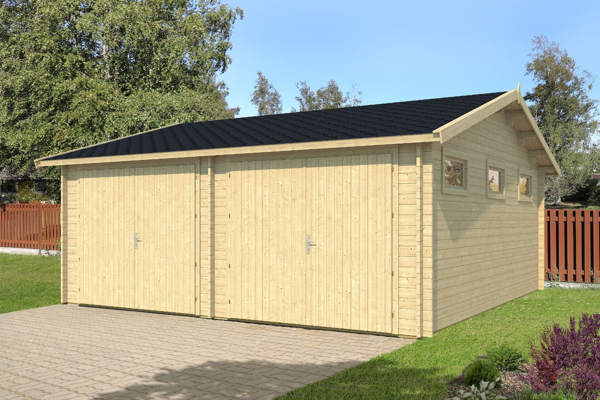 Tene Holzgarage Modell Kotka 40 mm