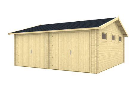 Tene Holzgarage Modell Kotka 40 mm freigestellt