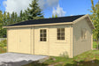 Tene Holzgarage Modell Mikkeli 40 mm