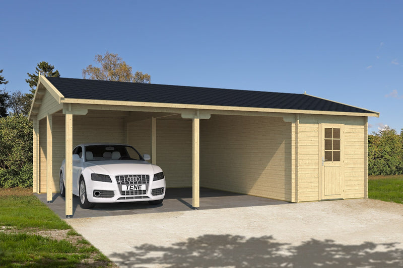 Tene Carport Modell Garage Vaasa 40 mm