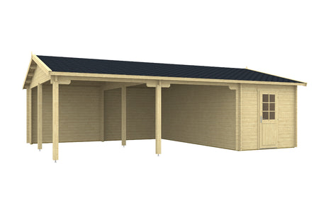 Tene Carport Modell Garage Vaasa 40 mm freigestellt