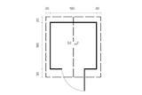 Tene Gartenhaus Modell Betty Grundriss