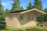 Tene Gartenhaus Modell Enzo B 380 x 380 cm 70 mm