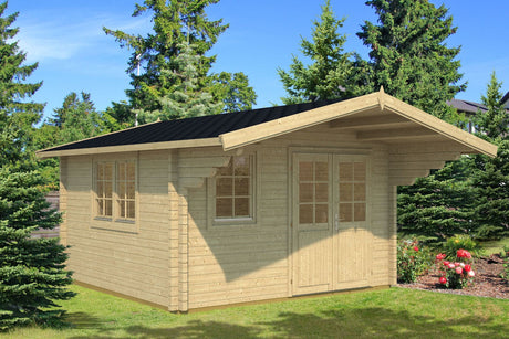 Tene Gartenhaus Modell Enzo B 380 x 380 cm 70 mm