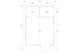 Tene Gartenhaus Modell Gotland B ohne Schlafboden Grundriss