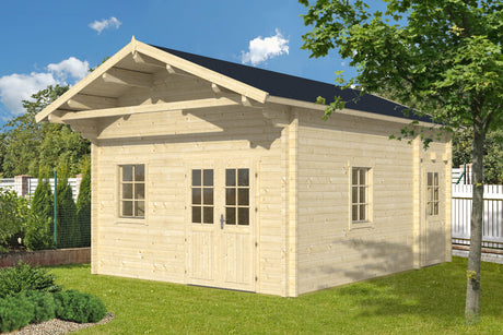Tene Gartenhaus Modell Gotland C mit Schlafboden