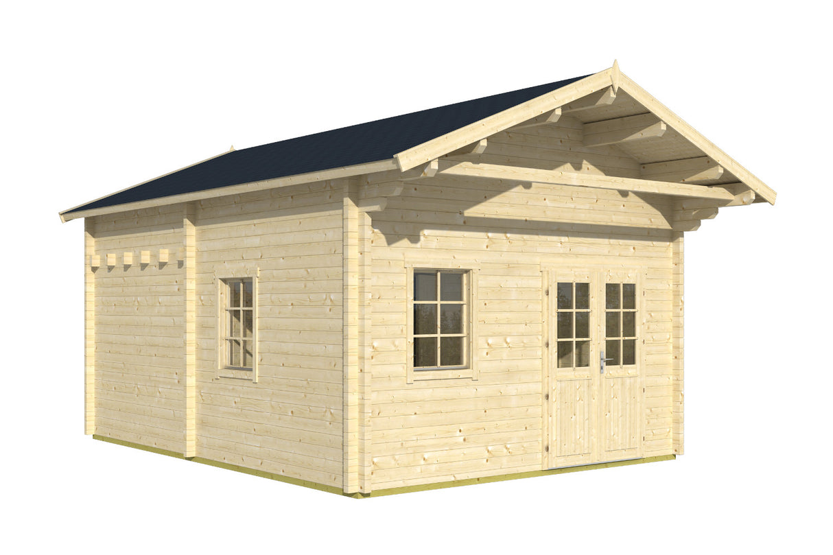 Tene Wochenendhaus Modell Gotland G mit Schlafboden freigestellt