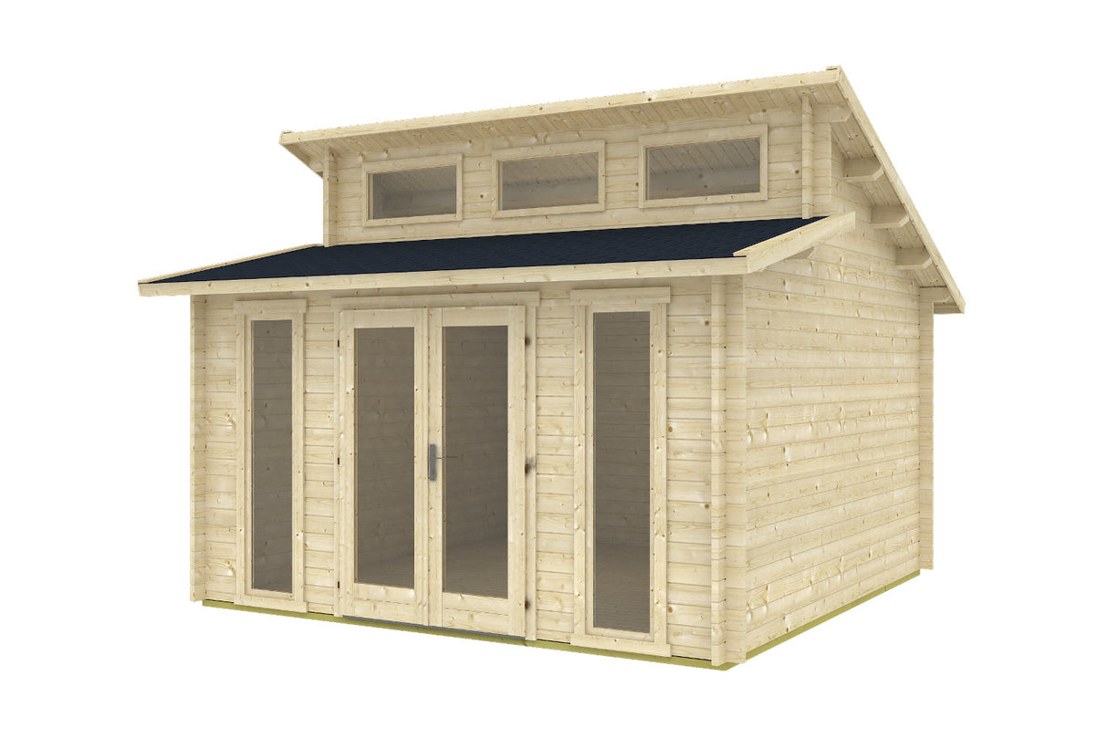 Tene Gartenhaus Modell Langeoog B 450 x 330 cm freigestellt