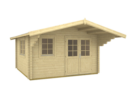 Tene Gartenhaus Modell Malaga B 360 x 360 cm freigestellt