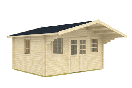 Tene Gartenhaus Modell Sauerland D 450 x 450 cm freigestellt