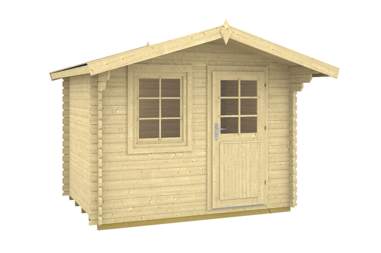 Tene Gartenhaus Modell Trondheim freigestellt
