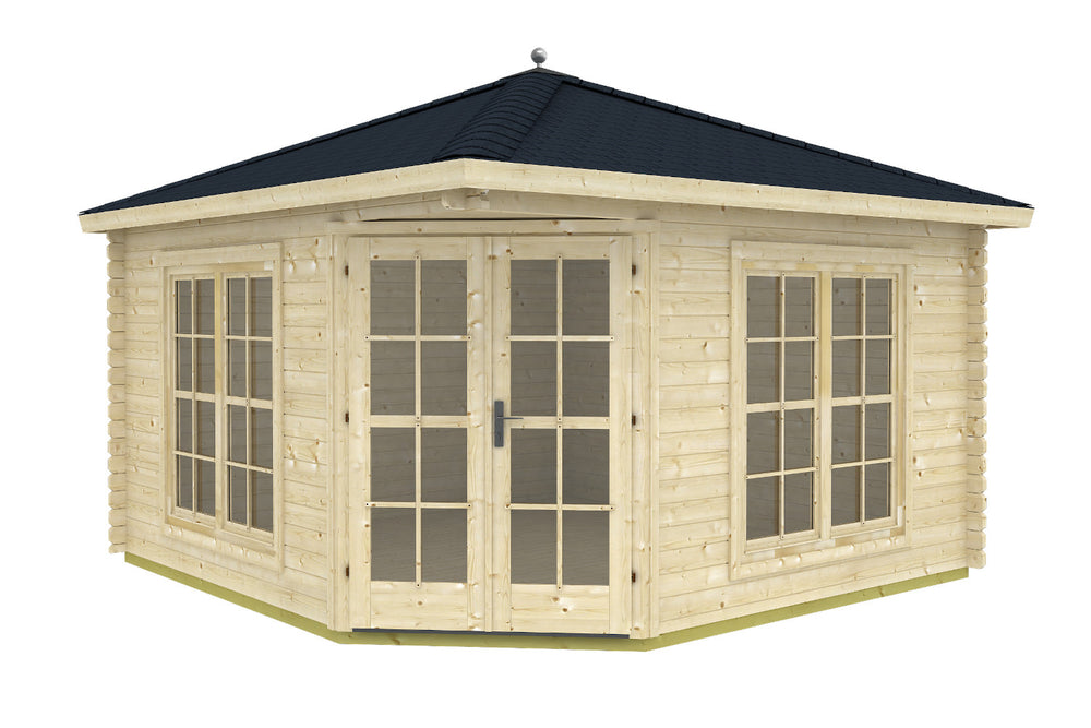Tene Gartenhaus Modell Victoria C 380 x 380 cm freigestellt